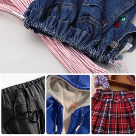 3 Pcs Metal Drawstring Threader Tool Sewing Rope Threading Needle Drawstring Replacement Needle Tool Thick String Threader Easy Threading Tool for Jackets Pants