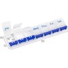 EZ Open Push Button Pill Box Organizer - 7 Day