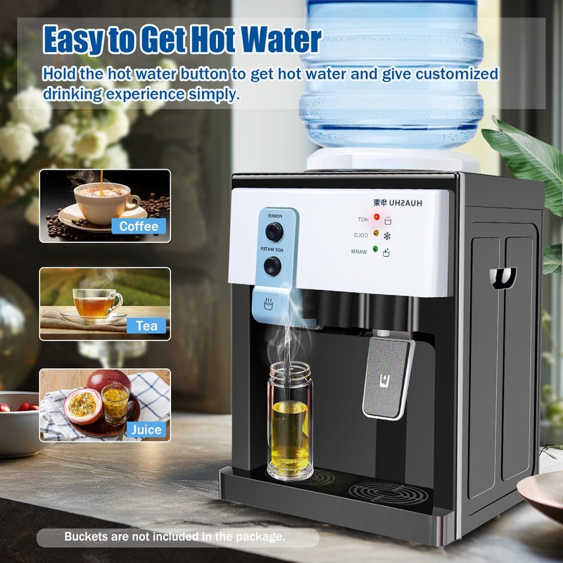 Top Loading Water Cooler Dispenser, Electric Hot and Cold Dispenser,
