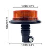 Hooma 12 V / 24 V Rotating Beacon Tractor Orange