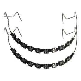 1par Soportes Coloridos Dentales Falsos Gancho 2025 Color Negro