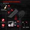 BSTKEECL Rain Shower Head with Handheld-12" High Pressure Square Rainfall