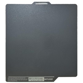 RETUXEP Bambu Lab PLU Build Plate (Not PEI Sheet) Cold Print Bambulab Textured Spring Steel Sheet for Bambu Lab X1C/X1/X1E/P1P/P1S/A1, 257x257mm Flexible Removable Double Sided Bambu Build Plate
