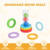 Montessori Interactive Stacking Rings and Balls for Babies 6-12 Months