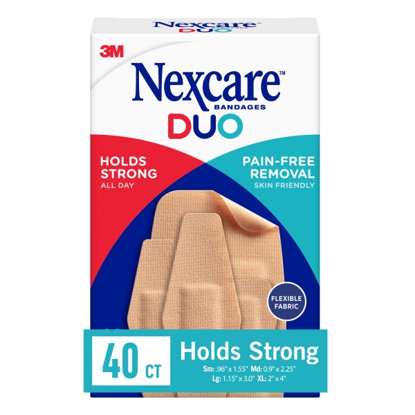 Nexcare™ Nexcare DUO Bandages DSA-40, Assorted 40 ct