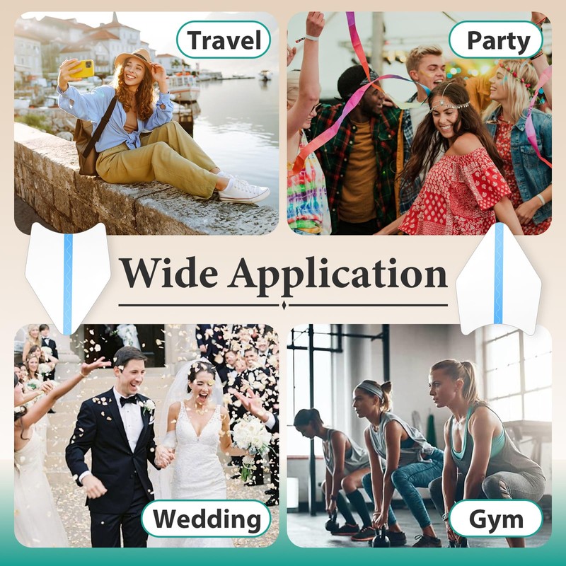 50Pcs Instant Lift Patch for Legs, Clear Waterproof & Anti-Chafing,