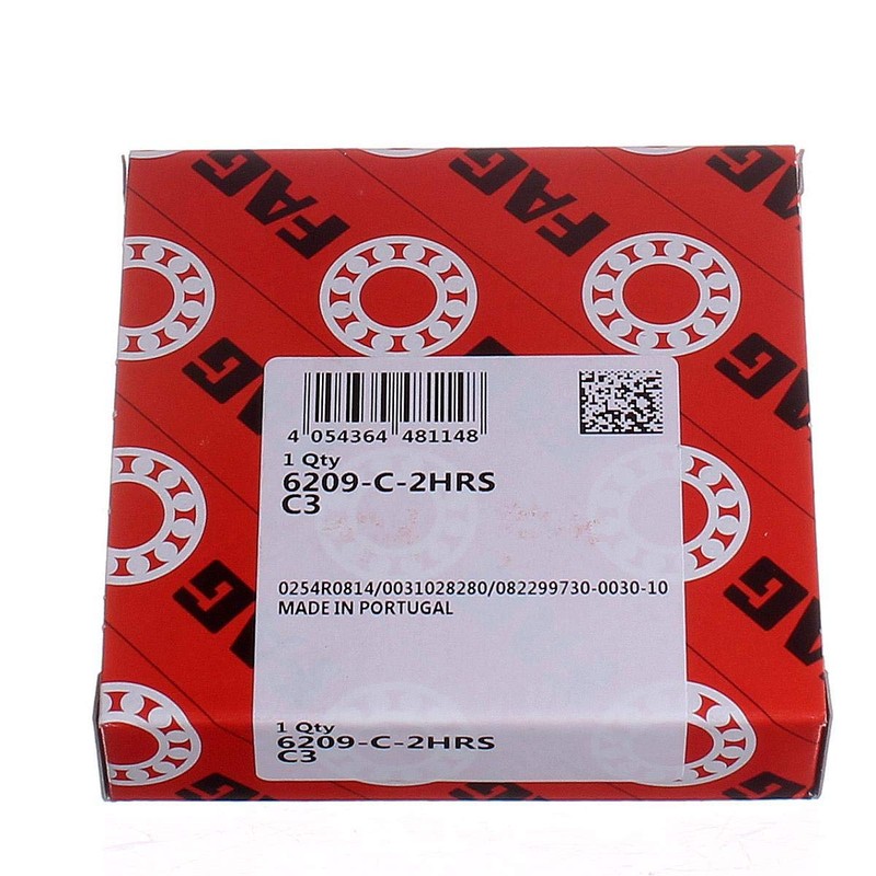 Ball bearing 45x85x19 6209-C-2HRS-C3 FAG