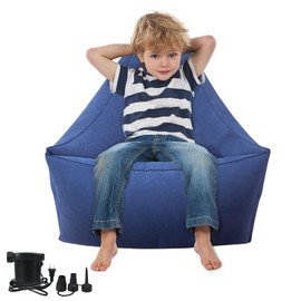 Sensory Chair for Kids, Inflatable Calming Chair for Autistic Children, ADHD Sensory Toy, Inflatable Peapod with Electric Air Pump, Autism Sensory Products, Ideal for Children with Anxiety Disorders