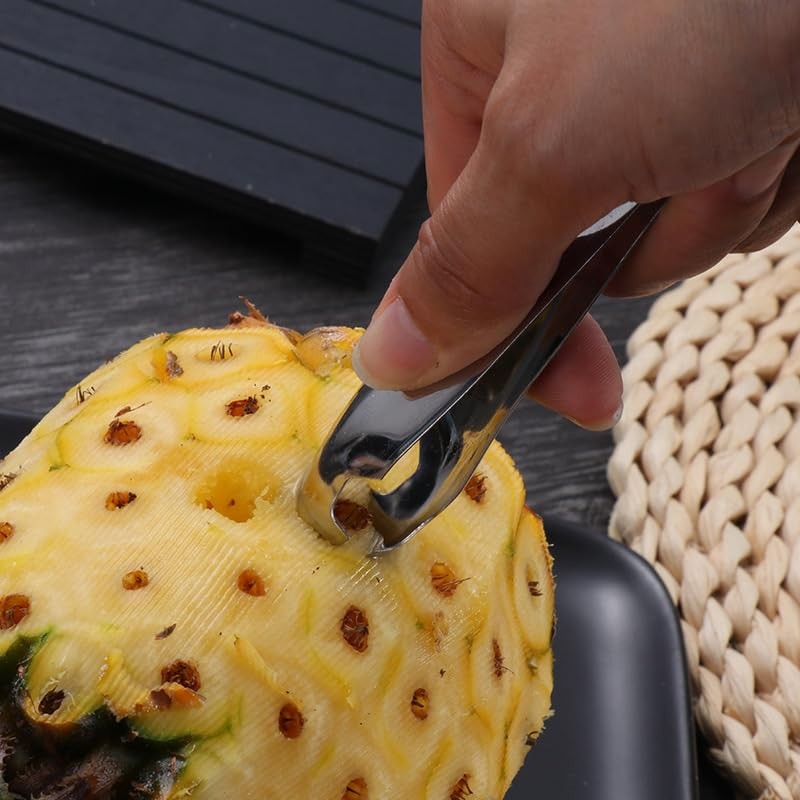 4PCS Pineapple Eye Peeler Remover Tool, Stainless Steel Pineapple Eye