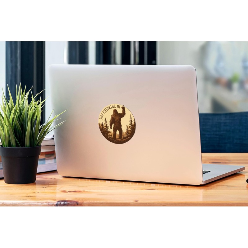 SQUATCH METALWORKS Vinyl Sticker - Sasquatch Decal - Bigfoot Bumper