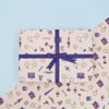 Fathers Day Gift Wrap Wrapping Paper with Ribbon and Stickers,