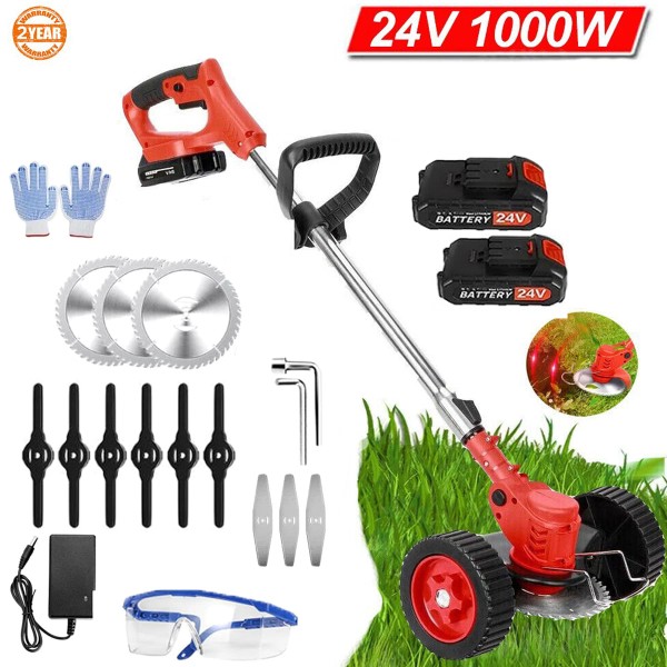 Unbranded 1000W Cordless Weed Eater Electric Brush Cutter Lawn Edger