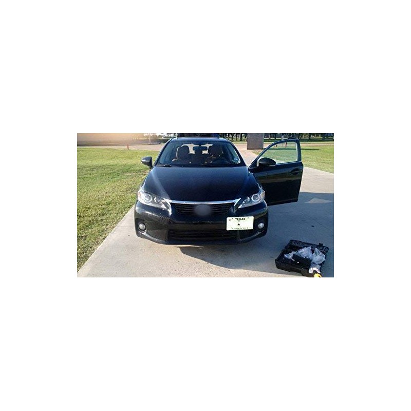 x xotic tech Front Bumper Tow Hook License Plate Mounting