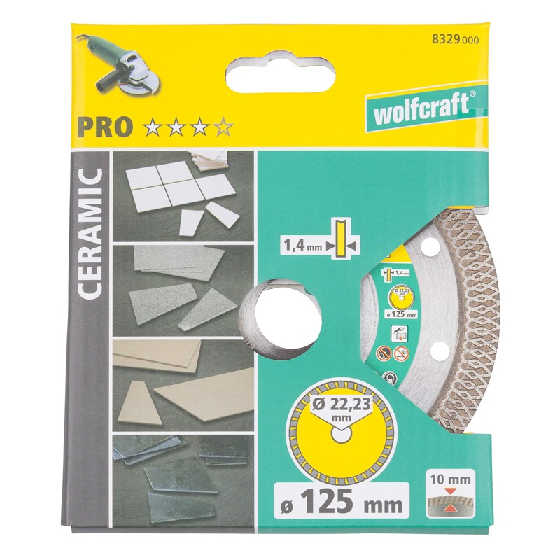 wolfcraft 8329000 125mm Diameter x 22.2mm Diamond Cutting Disc