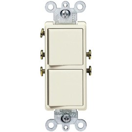 Leviton R03-5634-A Two Single-pole Switches