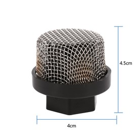 2 Pcs Metal Mesh Strainer Compatible with 390 395 495 Sprayer Inlet Suction Strainer Mesh Filter Metal Suction Pipe Industrial Plumbing Inline Strainers