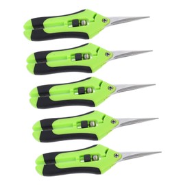 GANAZONO Gardening Tool 5pcs Pruning Shears High Efficiency Stainless Steel Scissors for Tree Pruning Easy to Use