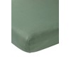 Meyco Baby Plain Fitted Sheet for Cot Bed (Flat Sheet