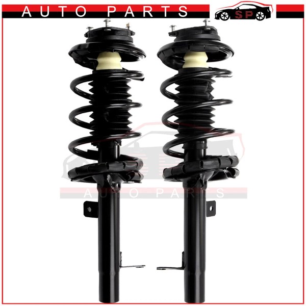 Sport-autoparts Front Pair Complete Struts For Ford Focus 2000-2005 Shocks