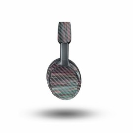 MightySkins Carbon Fiber Skin Compatible with Bose QuietComfort Ultra - Grunge Marble | Protective, Durable Textured Carbon Fiber Finish | Easy to Apply