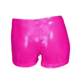 Aosva Little Big Girls Sparkle Dance Tumbling Athletic Gymnastics Rose Red Short 5-6X