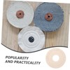 HEALLILY Buffing Wheel Cloth Replacement 5.91 Inch Non-Woven Wear-Resistant Polishing