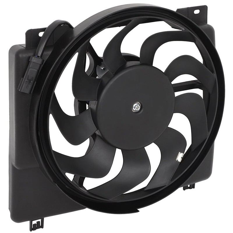 FINDAUTO Cooling Fan+Radiator Replacement Fits 1997-2001 for Jeep Cherokee