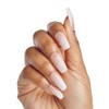 KISS UÑAS POSTIZAS GLUE ON LARGAS ESTILO FRENCH CON GEL