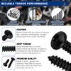 #14 x 3/4" Black Torx Pan Head Sheet Metal Screws
