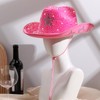 Tisancy Rhinestone Cowboy Hats for Women Cowgirl Diamond Western Disco