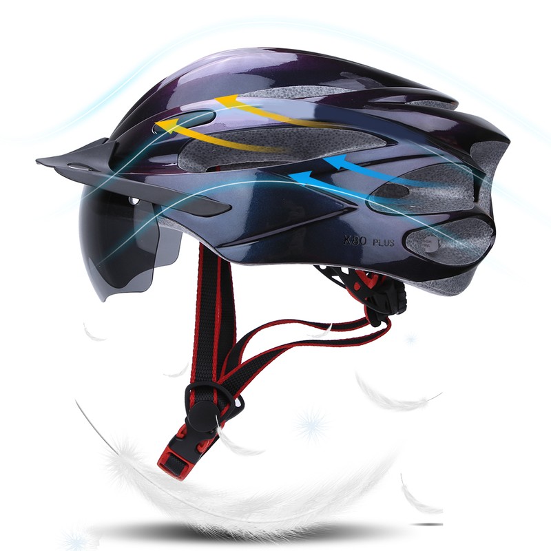 K80 Unisex Adult Bike Magnetic Type Goggles Helmet Cycling Equipment