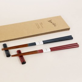 Couples Chopsticks Rest Escudo Pair Wooden Chopsticks Set Meal and Chopsticks Made in Japan Gift Present