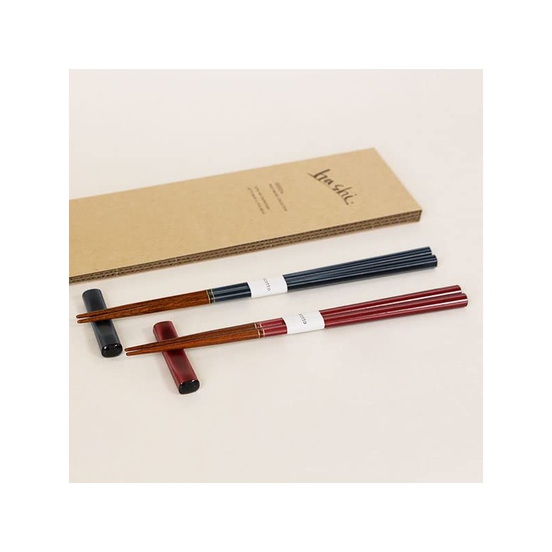 Couples Chopsticks Rest Escudo Pair Wooden Chopsticks Set Meal and