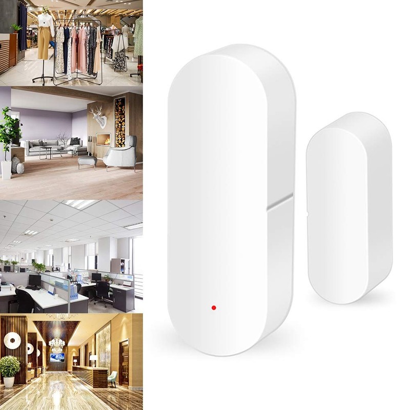 Smart Door Window Sensor,Door Open Closed Alarm Detectors Compatible Home