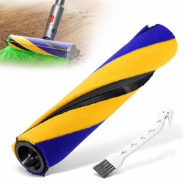 Ceoighe Brush Roller Replacement Compatible with Dyson V12 V15 Detect Handheld Vacuum Cleaner, Soft Roller Brush Replacement, No. 971634-01 with Cleaning Tool