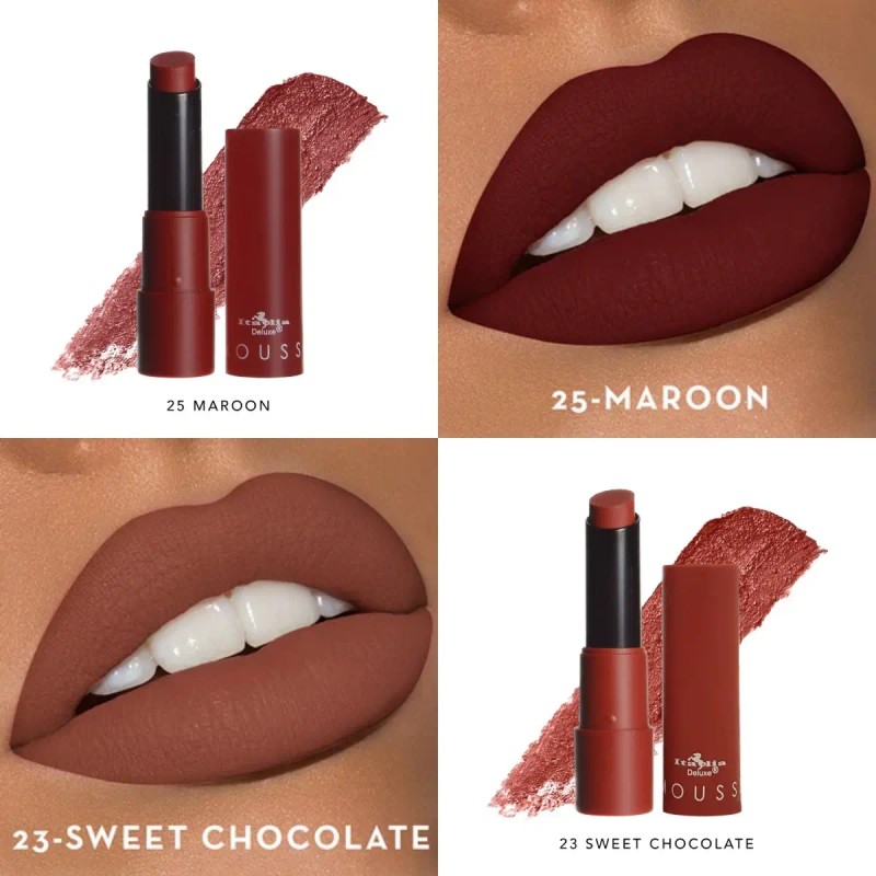 Lip Combo Labial Matte Barra + Delineador Italia Deluxe