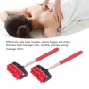 2pcs Telescopic Back Massage Roller Stainless Steel Rolling Back Massager