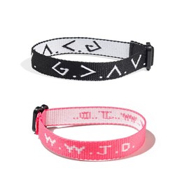 What Would Jesus Do Bracelets WWJD Bracelets Highs and Lows Bracelets Letter Matching Couples Protection Braided Rope Inspirational Religious Christian Gifts Friendship Gift for Women Men-Black and WWJD Pink