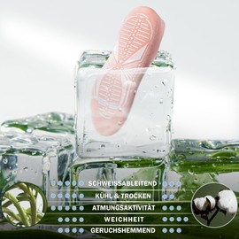 BRISIRA 5 Pairs Coolmax Stopper Socks Women's Yoga Pilates Barre, Bamboo Non-Slip Grip Socks with Heel Pad, Moisture Wicking, Compression Arch Support, Anti-Blister, 35-45, 2 x black 2 x pairs pink