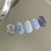 [Handmade Nail Tips] Mermaid Pearl Nail Tips - Short Oval