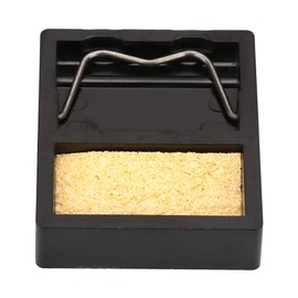 Yuecoom Lötkolben, Mini Elektro Lötkolbenständer mit Schwamm, 600 ℃ Hochtemperaturbeständige Lötkolbenbasis