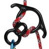AOKWIT 50KN Rescue Figure, 8 Descender Large Bent-Ear Belaying and