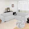 Arfntevss Plush Corner Sectional Couch Covers L Shape Sofa Cover