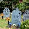 4 pieces Grave Vases with Spikes, Plastic Flower Holder Memorial