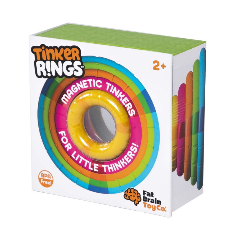 Fat Brain Toys Tinker Rings - Set of 5 Magnetic