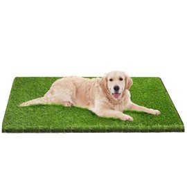 Artificial Grass, 26”x51'' Dog Pee Pads, Professional Dog Potty Training Rug, Grass Mat with Drainage Holes, Pet Turf Indoor Outdoor Flooring Fake Grass Doormat-Easy to Clean (26"x51")
