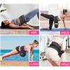 Hip Thrust Dumbbell Holder Belt, Wide Padded Support Belt for
