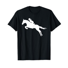 Cute English Riding Hunter Jumper Girl Riding Horse Tee Gift T-Shirt