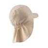 Sterntaler Girls' Peaked Cap with Neck Protection Printed with Dots