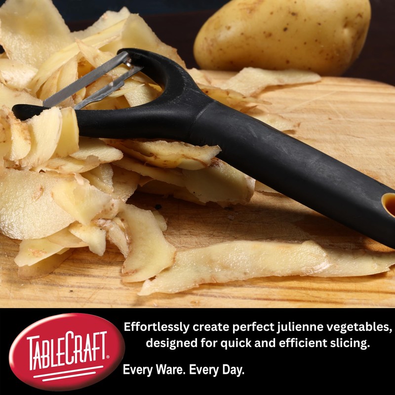 TableCraft 10977 PerfectGrip Julienne Peeler, 2.75" x 1" x 5.75",